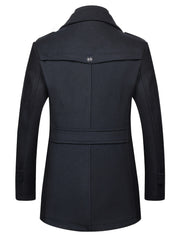 Men’s Autumn/Winter Double-Breasted Tweed Coat by Snagg A Coat