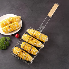 Metal Grill Basket – Corn & Multi Food BBQ Rack by Snagg A Rack