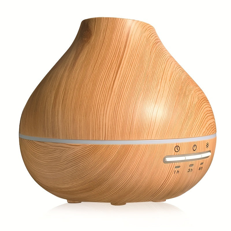 Wood Grain Aroma Diffuser – Ultrasonic Humidifier with Timer by Snagg A Diffuser