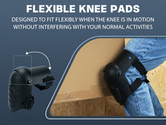 Anti slip Strong Double Strap Heavy Duty Knee Pads by Snagg A Knee Pads