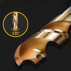 25 Piece HSS Twist Drill Bit Set — 1 - 13mm High Hardness Bits - Sky Gray / 25pcs/set - Power Tools Gadget