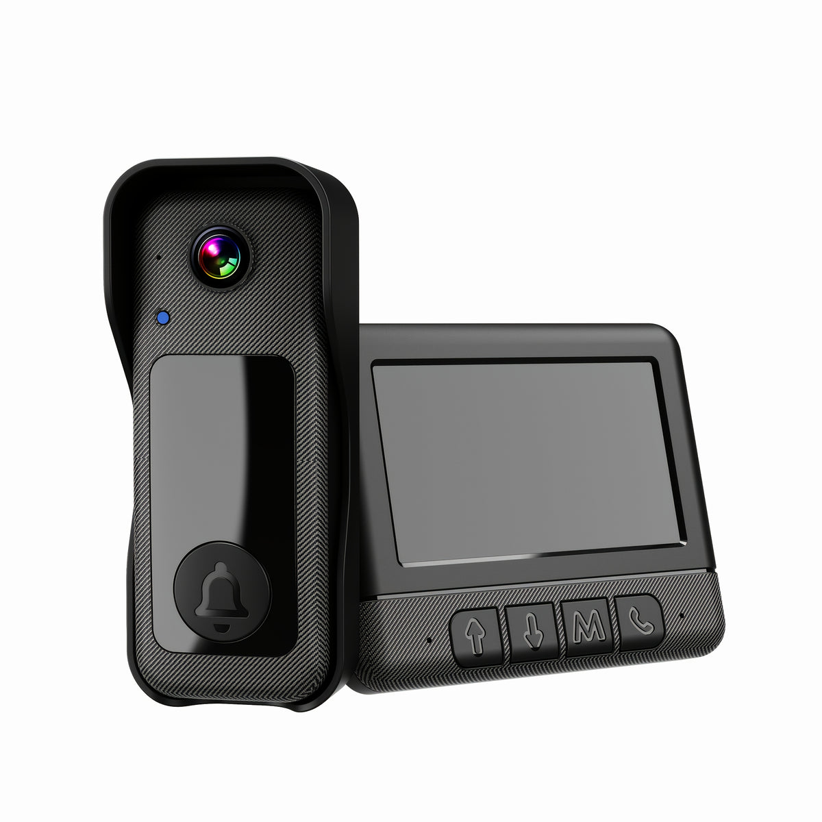 Video Doorbell with Screen No WiFi Needed, Local Storage up to 128GB by Snagg A Doorbell Camera