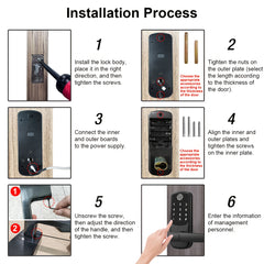 Smart Door Lock with Fingerprint & Keypad by Snagg A Smart Door Lock