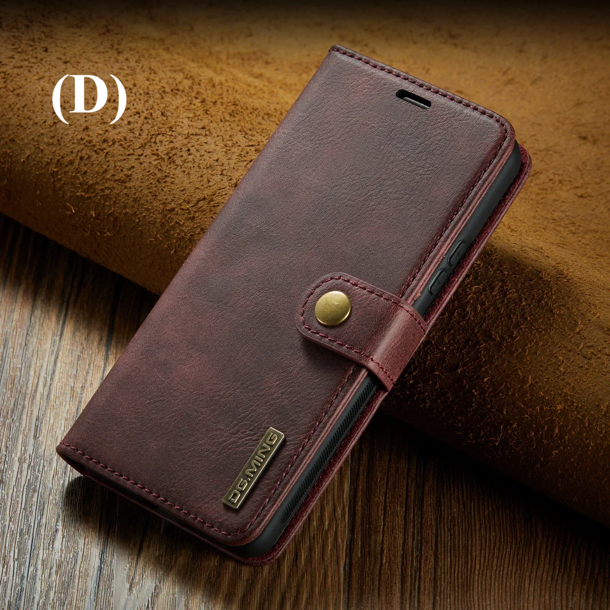 Detachable Magnetic Leather Wallet Case – Samsung Galaxy S25 Series