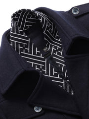 Men’s Sheep Tweed Coat with Scarf Collar by Snagg A Coat