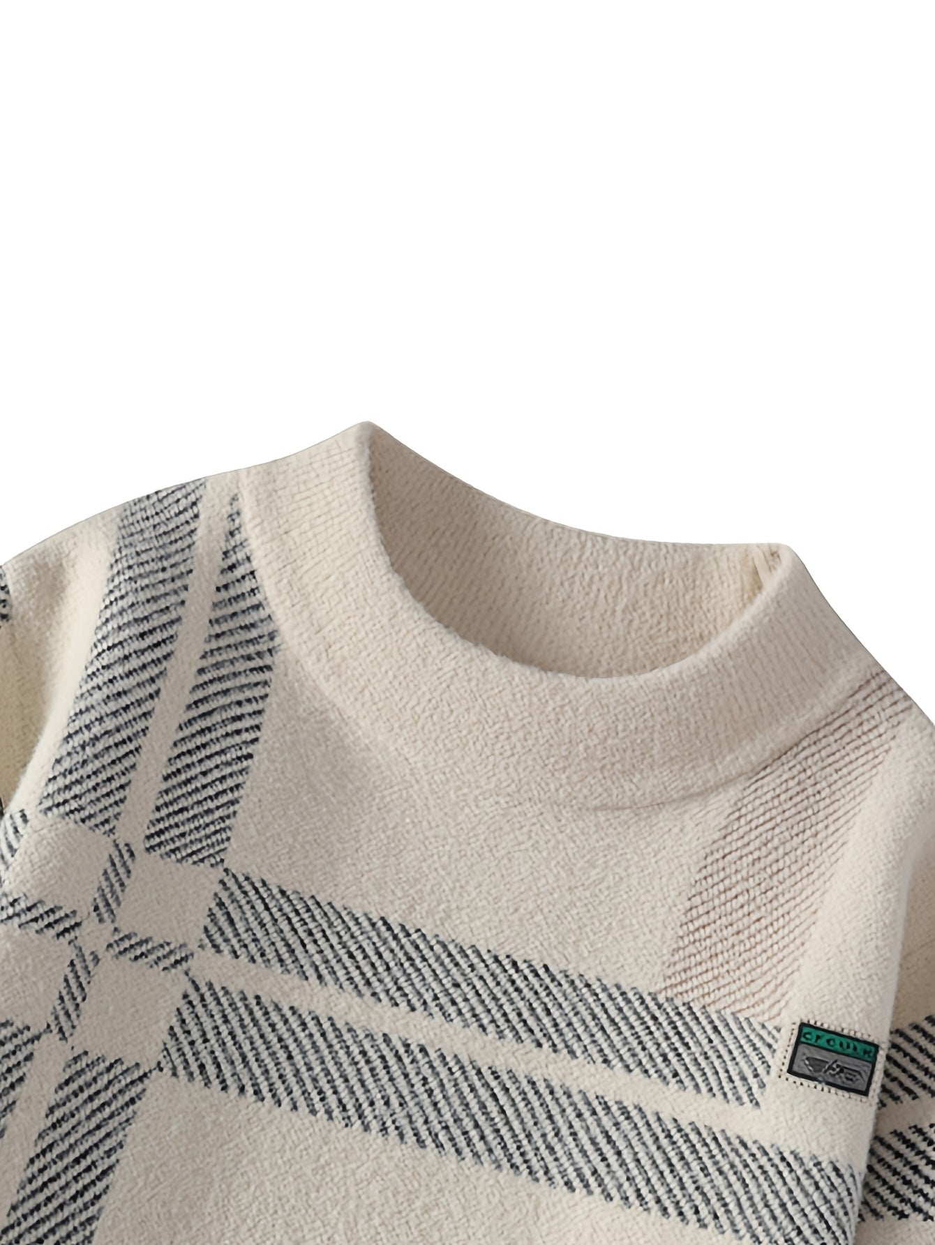 Men’s Color Block Crew Neck Sweater by Snagg A Jumper