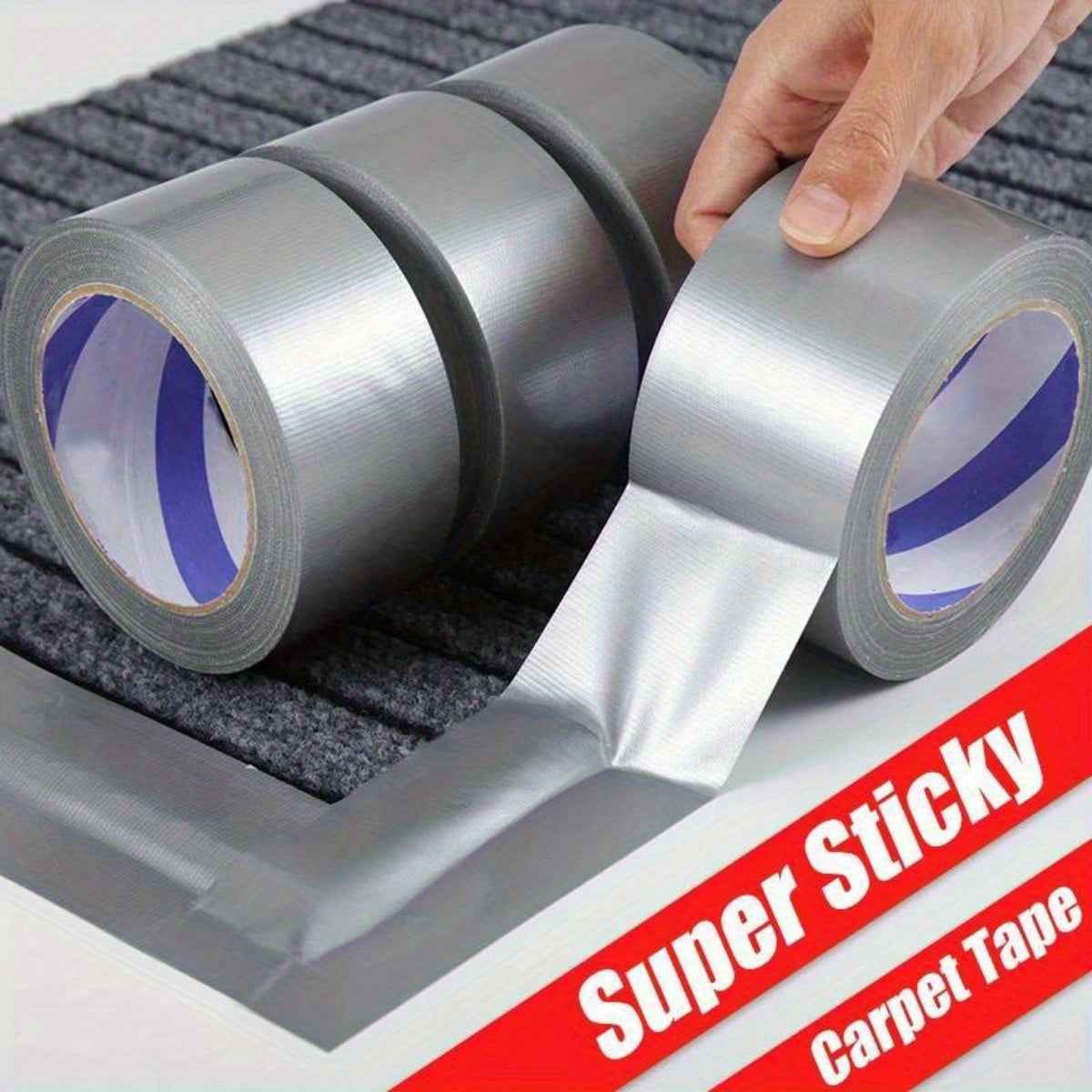 8 Rolls Heavy Duty Silver Duct Tape — 4.8cm × 200cm - Power Tools Gadget
