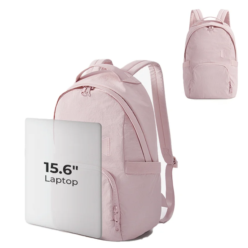 Women's Waterproof Nylon Laptop Backpack 13" – Lightweight Large Capacity College & University Bag
