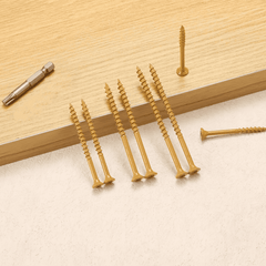 400 Pcs Deck Screw Kit — Rustproof Epoxy-Coated #8/#9/#10 Star-Drive Wood Screws with T25 Bit (1.5’’–4’’)