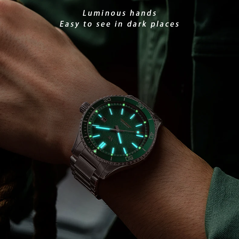 Automatic Mechanical Dive Watch – MIYOTA 8215 Movement | Sapphire Crystal | 200M Waterproof - Men’s Watches