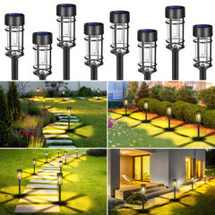 8pcs 3000K Warm White Solar LED Path Lights by Snagg An Outdoor Light