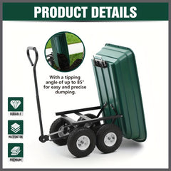 50L/70L Heavy Duty Garden Dump Cart by Snagg A Trolley