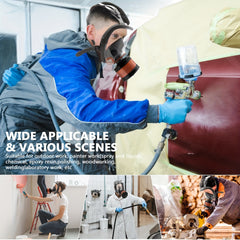 Versatile Full Face Mask with Dual Interfaces by Snagg A Face Mask