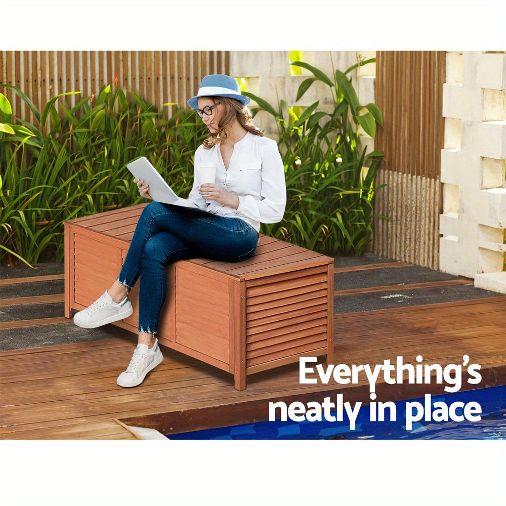 210L Outdoor Storage Bench Box by Snagg A Box
