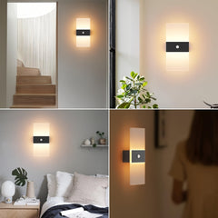 2pcs Rechargeable Magnetic Night Lights by Snagg A Wall Light
