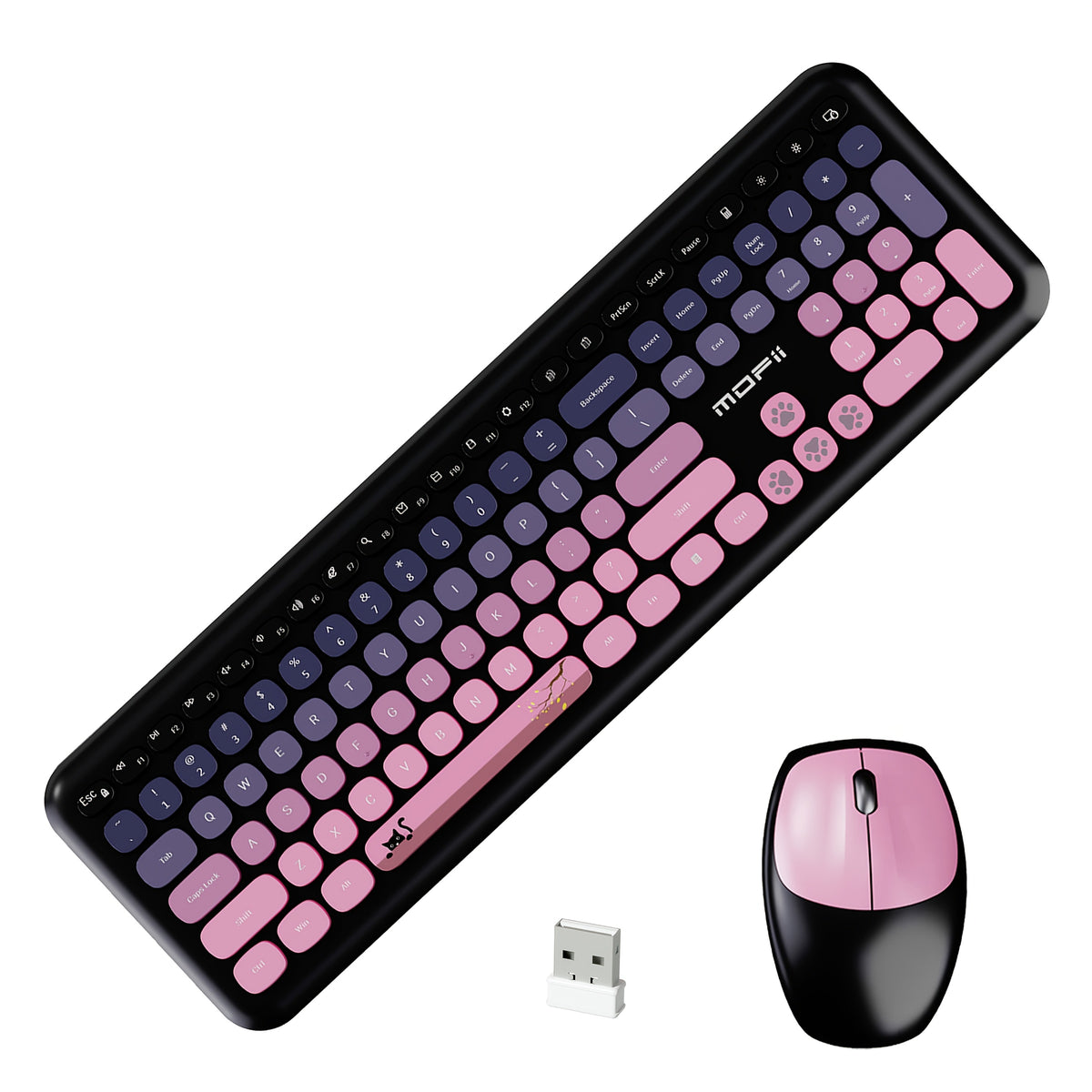 2.4G Wireless Keyboard & Mouse Set Quick USB Connection for Office, Gaming & Everyday Use by Snagg A Keyboard