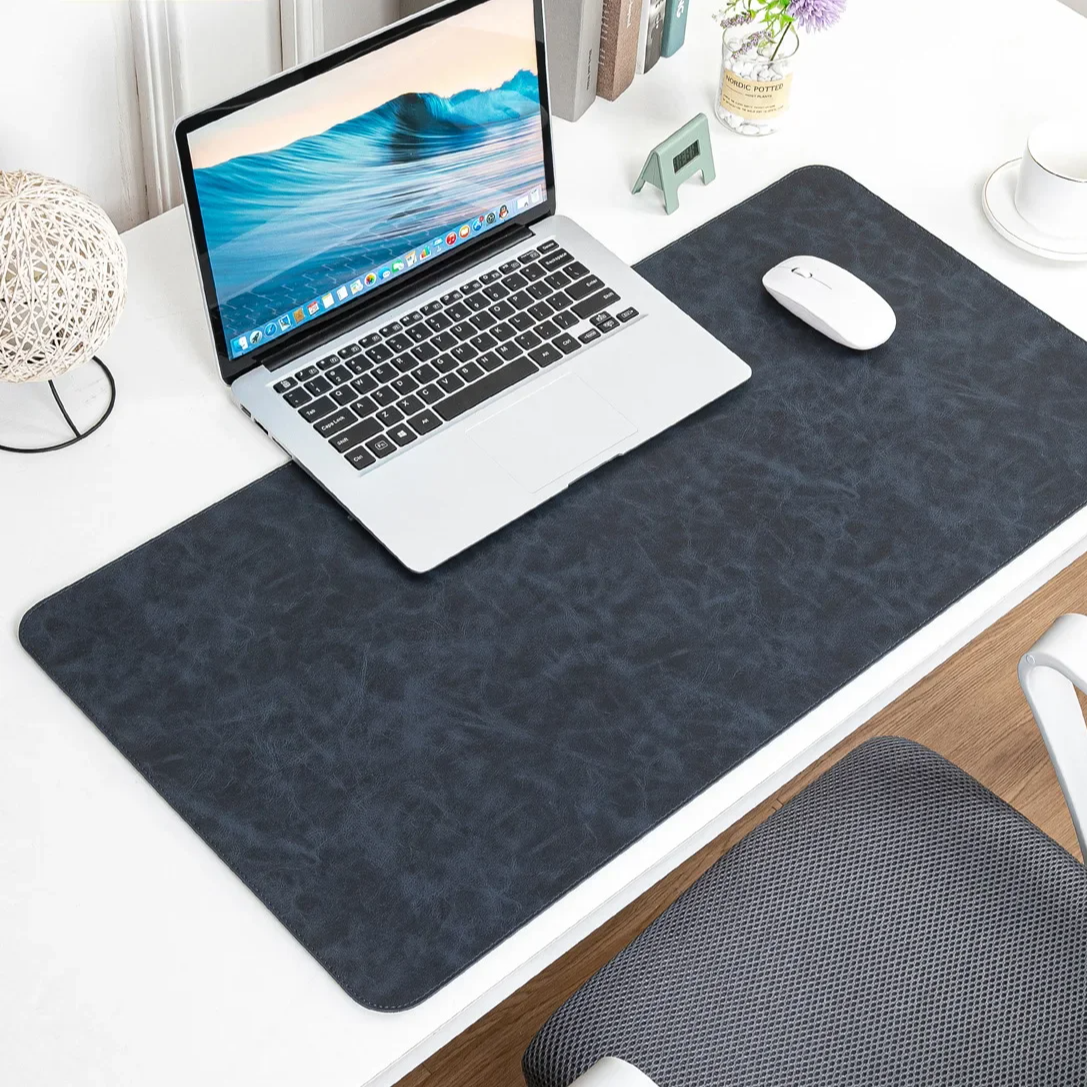 Large Waterproof PU Leather Desk Pad for Computer, Laptop & Keyboard Setup by Snagg A Mouse Pad