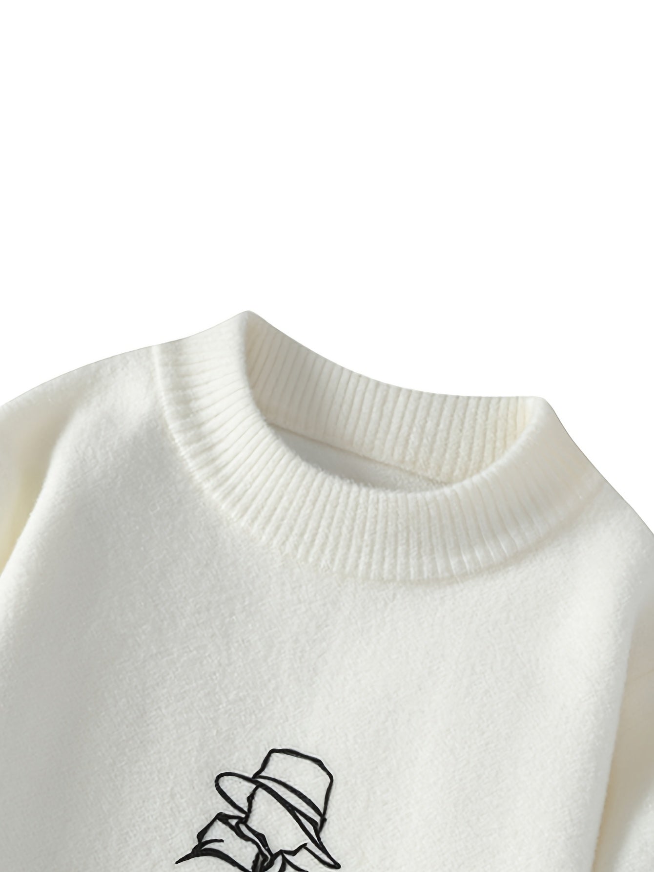 Men’s Graphic Knit Sweatshirt by Snagg A Jumper