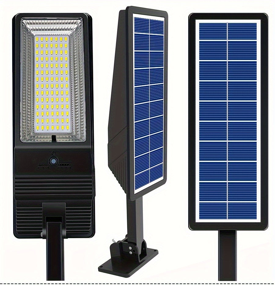 Solar LED Super Bright Outdoor Street Light with Remote by Snagg An Outdoor Light