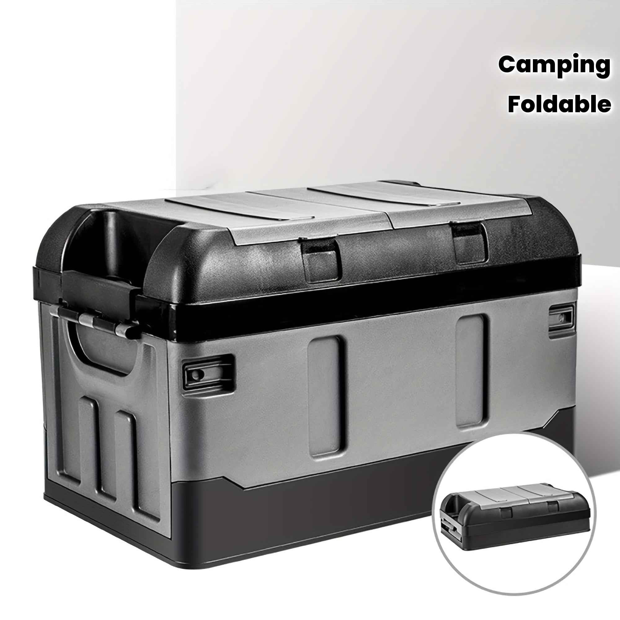 70L Foldable Car Trunk Organizer – Multi-Purpose Storage Box for Camping, Travel & Vehicle Use