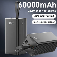 60000mAh Portable Mirror-shaped Portable Power Bank by Snagg A Power Bank