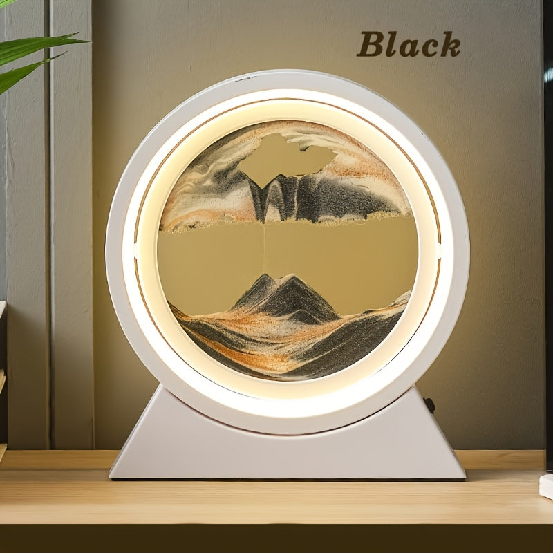 LED 3D Sandscape Lamp by Snagg A Table Lamp