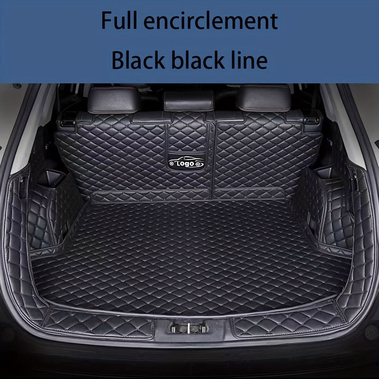 3D Faux Leather Trunk Mat by Snagg A Trunk Mat