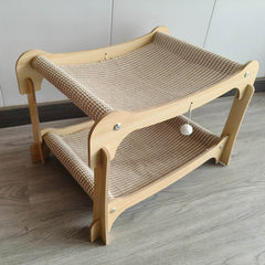 Double-Layer Cat Bed & Scratching Lounge - SnaggIt