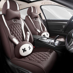 Universal PU Leather Car Seat Cover Set by Snagg A Seat Cover