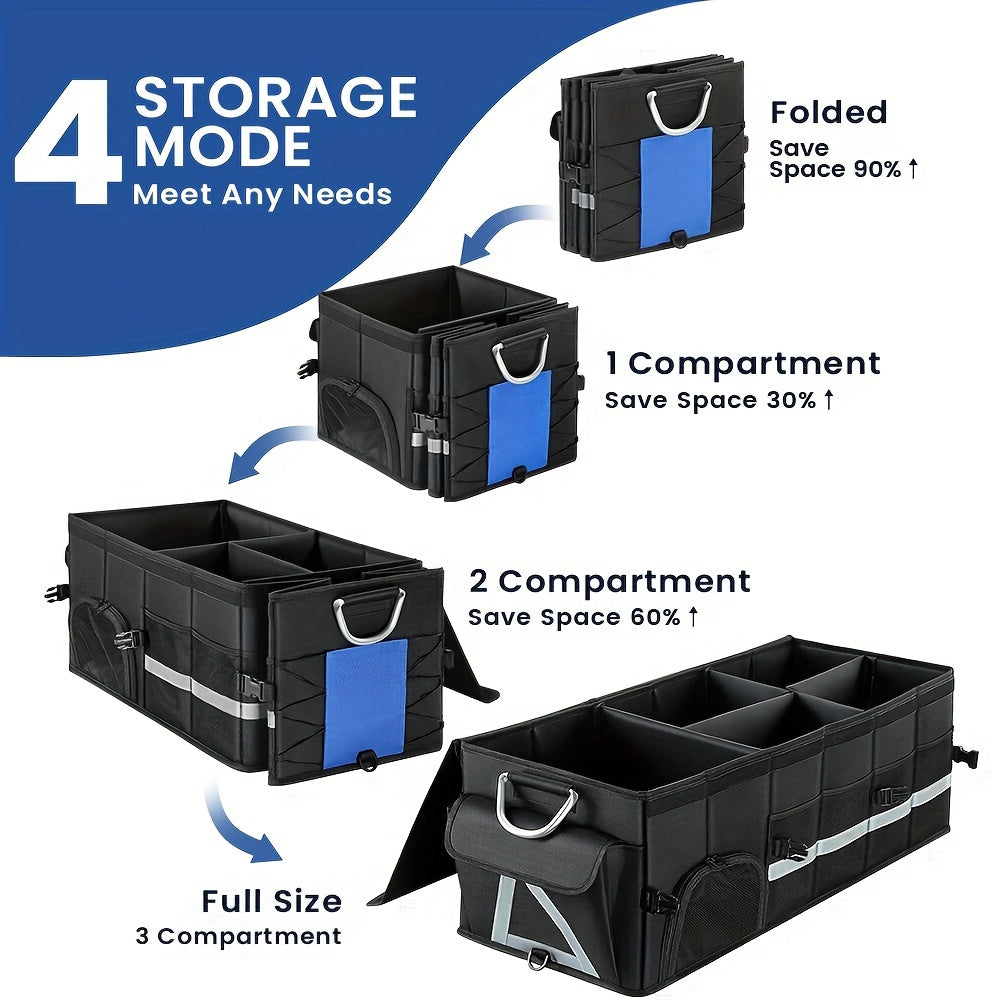 Large Capacity Car Trunk Organizer with Lid by Snagg A Storage Box
