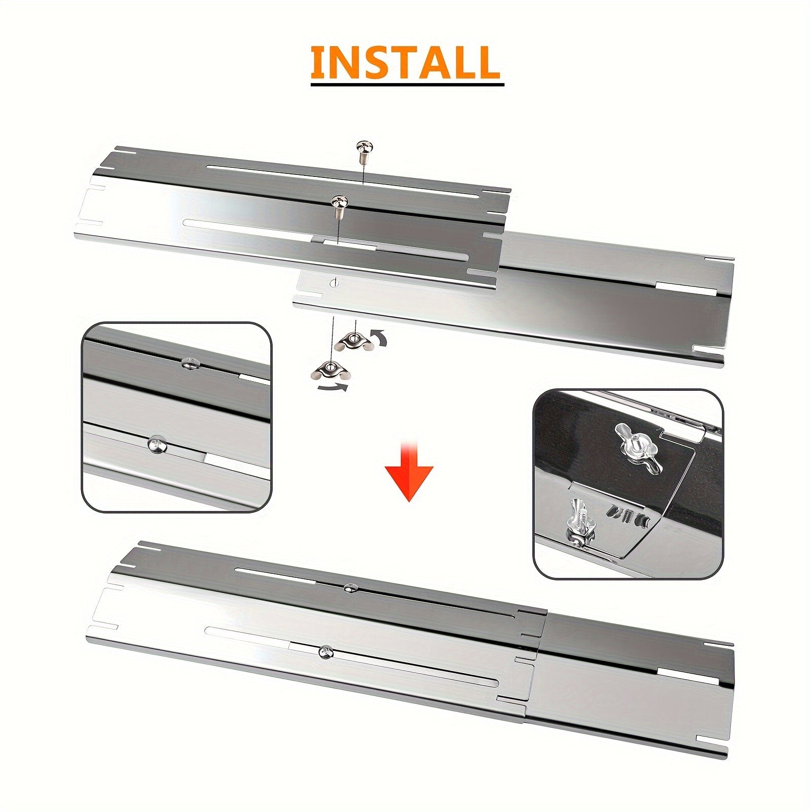 Adjustable Stainless Steel Grill Heat Tents by Snagg A Heat Tents