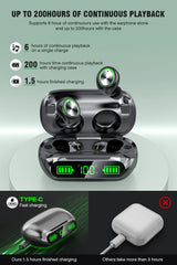 Wireless 5.3 Earbuds | In-Ear Headphones with Charging Case (200H Playtime) by Snagg An EarBud