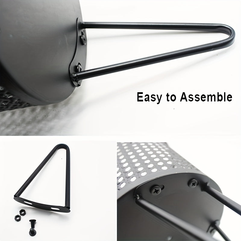 2pcs Modern Metal Planters with Stands by Snagg A Metal Planter