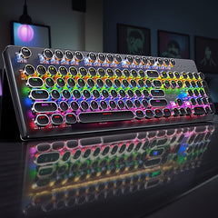 Mechanical Gaming Keyboard Wired USB Hot-Swappable Blue Switches Backlit Gaming Device by Snagg A Keyboard