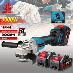 125mm Brushless Electric Angle Grinder