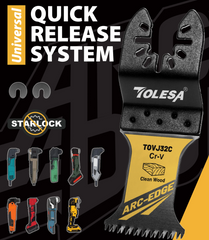 3/50PCS Arc Edge Oscillating Saw Blades – Japanese Tooth, Multi-Tool Blades for Wood & Plastic, Clean Precision Cuts