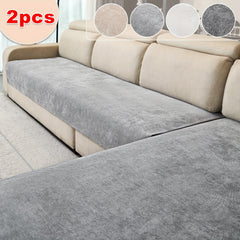 2pcs Yanmo Chenille L-Shaped Sofa Cover by Snagg A Sofa Cover