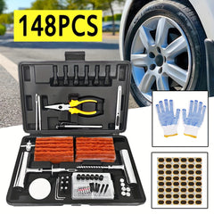 148pcs Tire Puncture Repair Kit by Snagg A Tire Repair Kit