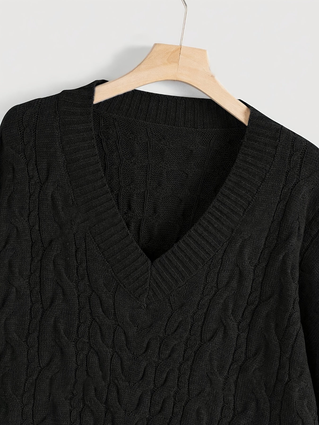 Plus Size Women’s V-Neck Sweater by Snagg A Top