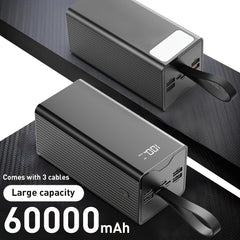 60000mAh Portable Mirror-shaped Portable Power Bank by Snagg A Power Bank