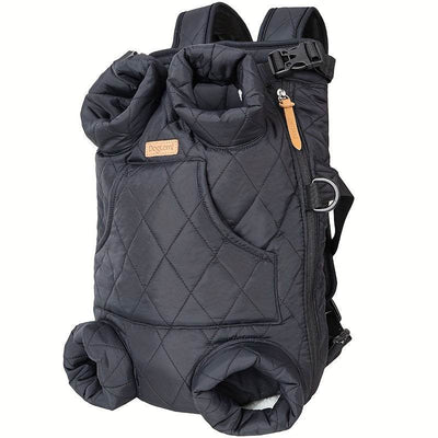 Adjustable Quilted Pet Carrier Backpack - SnaggIt