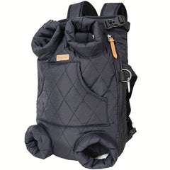 Adjustable Quilted Pet Carrier Backpack - SnaggIt