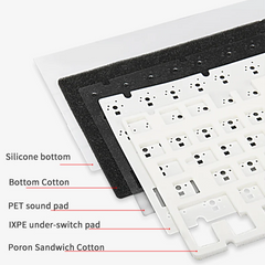 70% Mechanical Gaming Keyboard – Tri Mode Connectivity (USB, Bluetooth, 2.4G) by Snagg A Keyboard