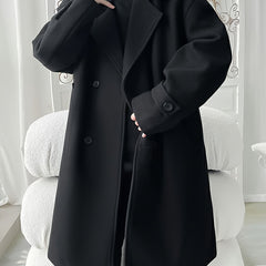 Men’s Elegant Double-Breasted Overcoat by Snagg A Coat