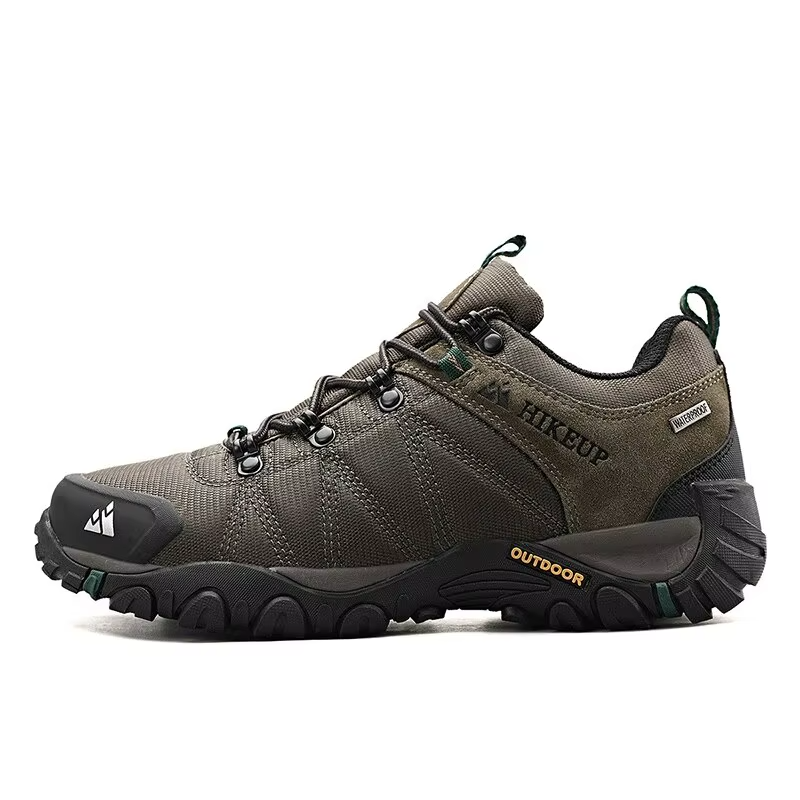 Men's Four-Season Hiking Shoes – Genuine Leather Upper, EVA Insole & Rubber Sole