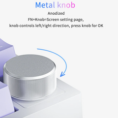 70% Mechanical Gaming Keyboard – Tri Mode Connectivity (USB, Bluetooth, 2.4G) by Snagg A Keyboard