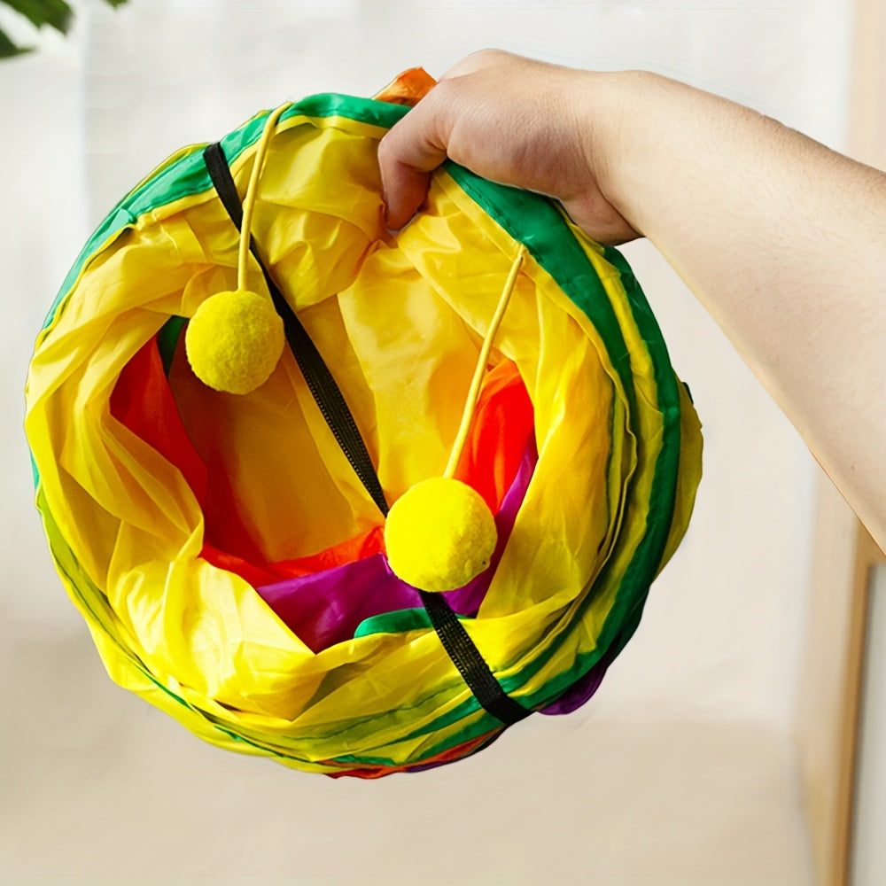 Four-Exit Large Cat Play Tunnel by Snagg A Cave