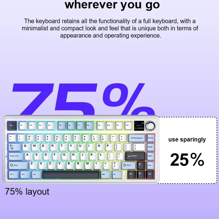 75% Mechanical Gaming Keyboard by Snagg A Keyboard