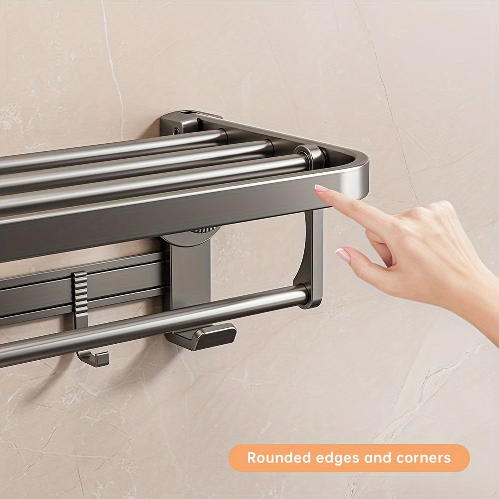 Wall-Mounted Towel Rack by Snagg A Rack