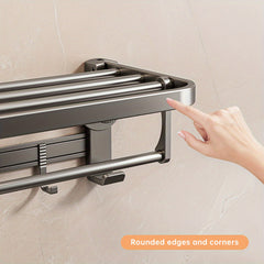 Wall-Mounted Towel Rack by Snagg A Rack